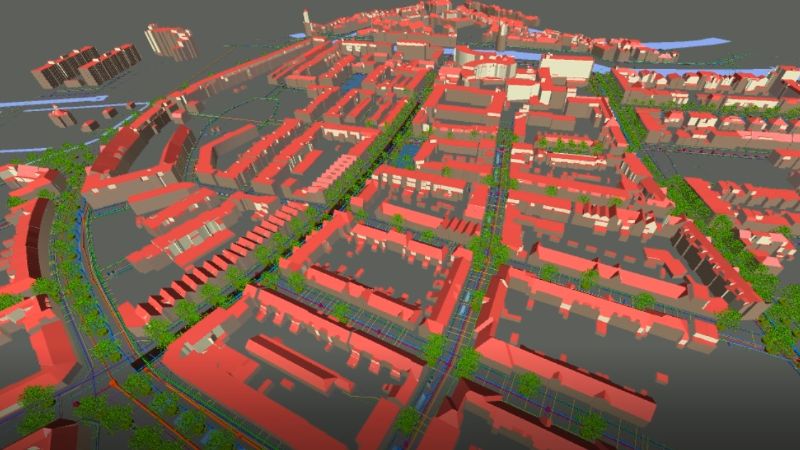 An illustration of Schiedam
