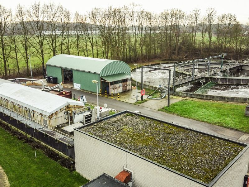 A photo of a water factory in Wilp.