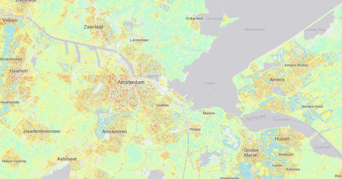 National Physiological Equivalent Temperature Map online | Witteveen+Bos